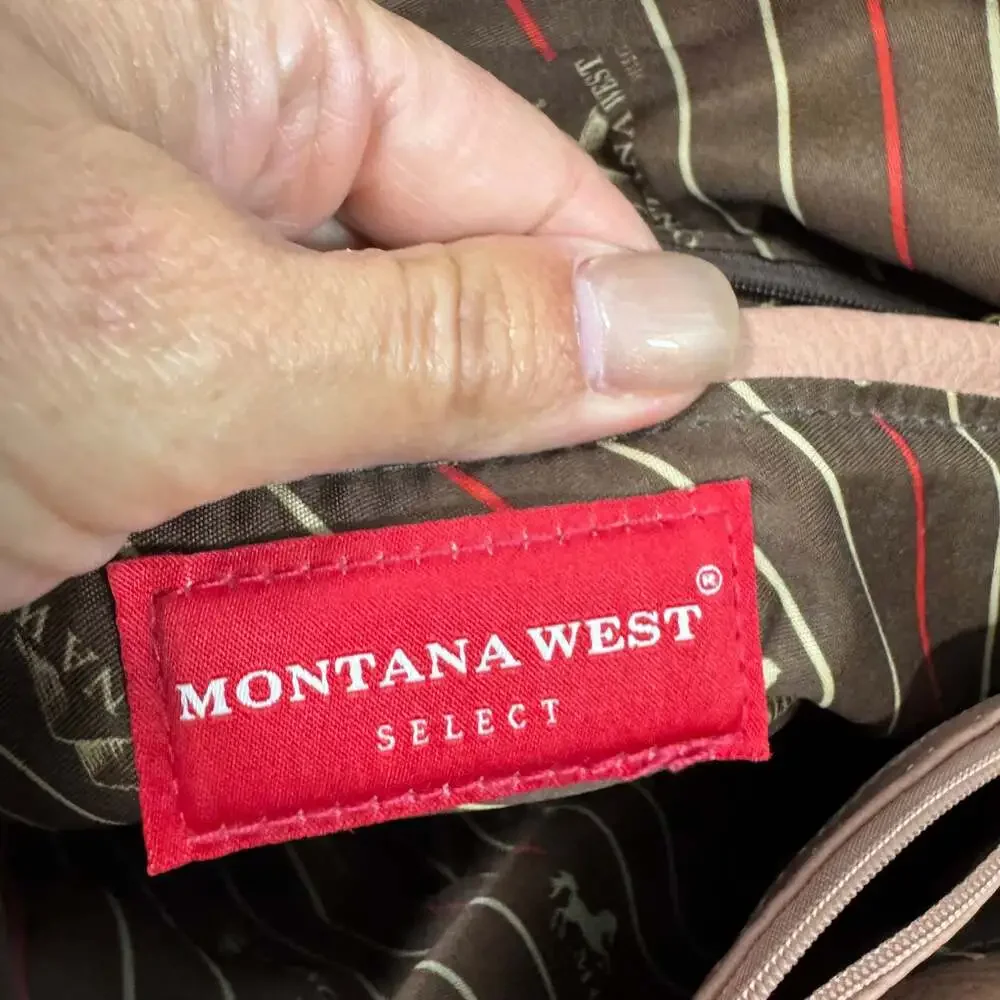 Montana West Large Leather Hobo Handbag for Women Concealed Carry Studded Purse